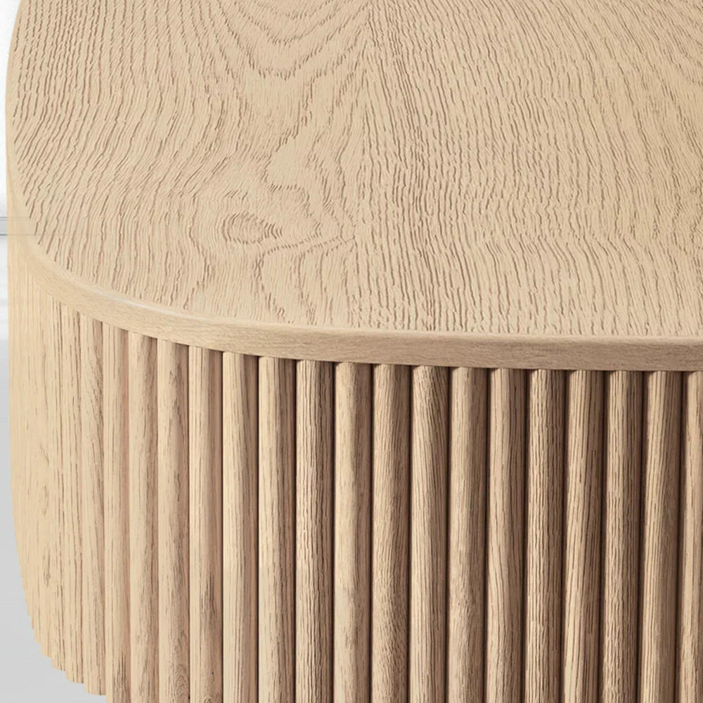 MulRegal Oak Wood Coffee Table