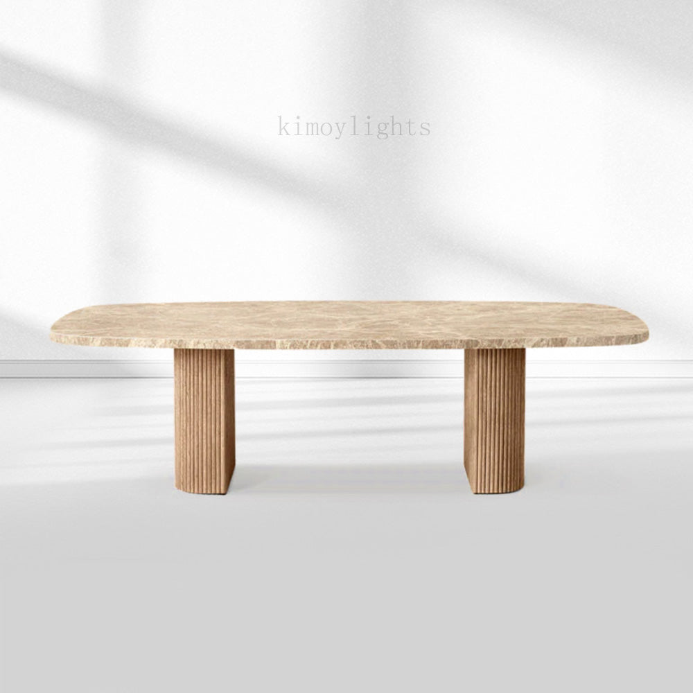 MulRegal Stone Rectangular Dining Table
