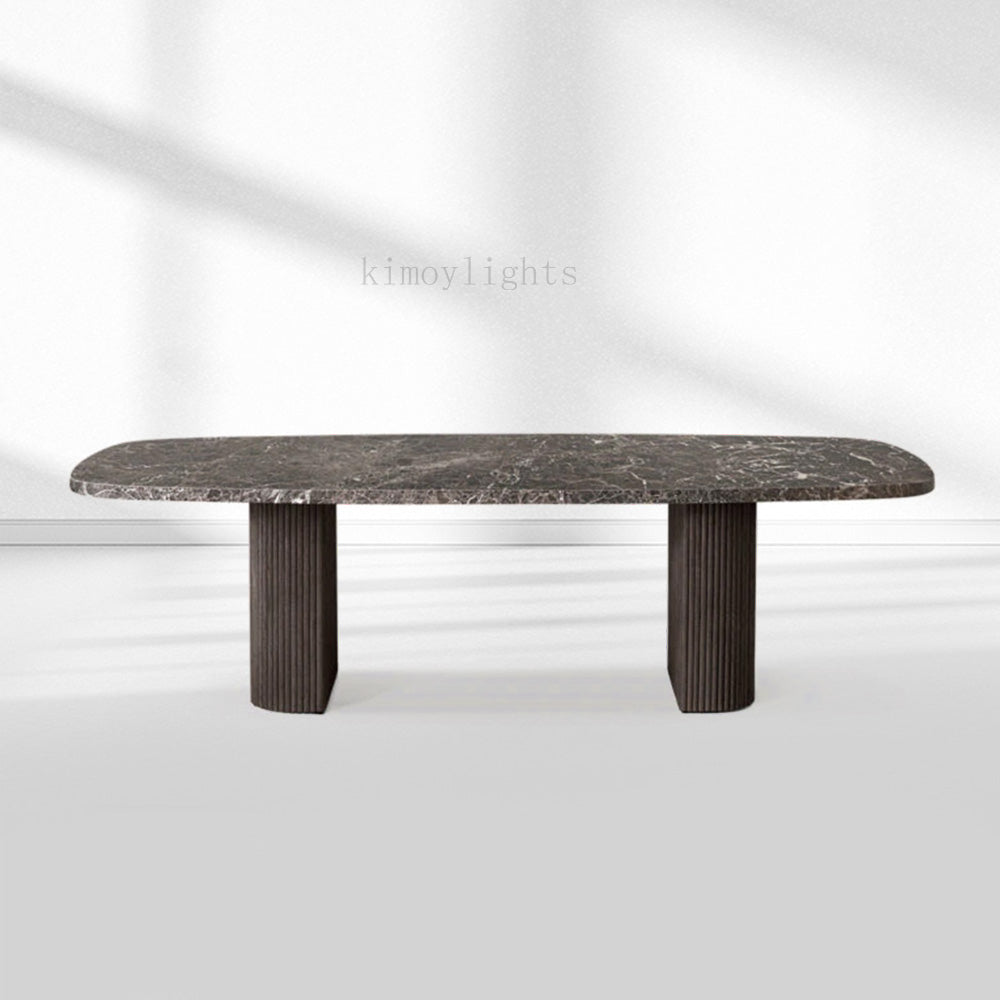MulRegal Stone Rectangular Dining Table