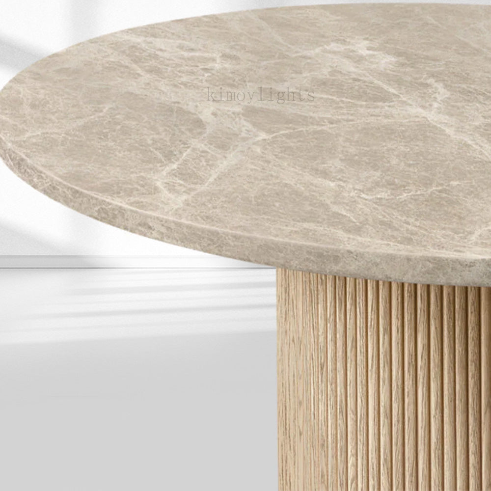 MulRegal Stone Round Dining Table