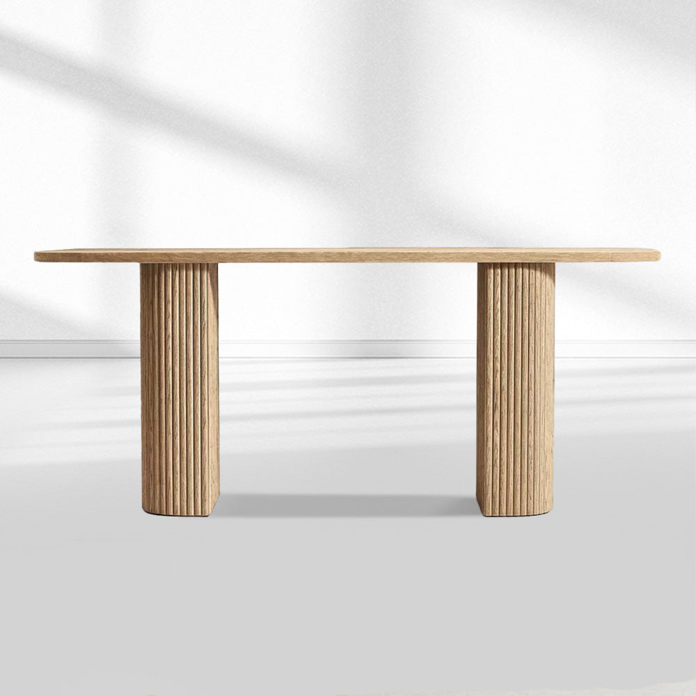 Mulho Plank Wood Console Table