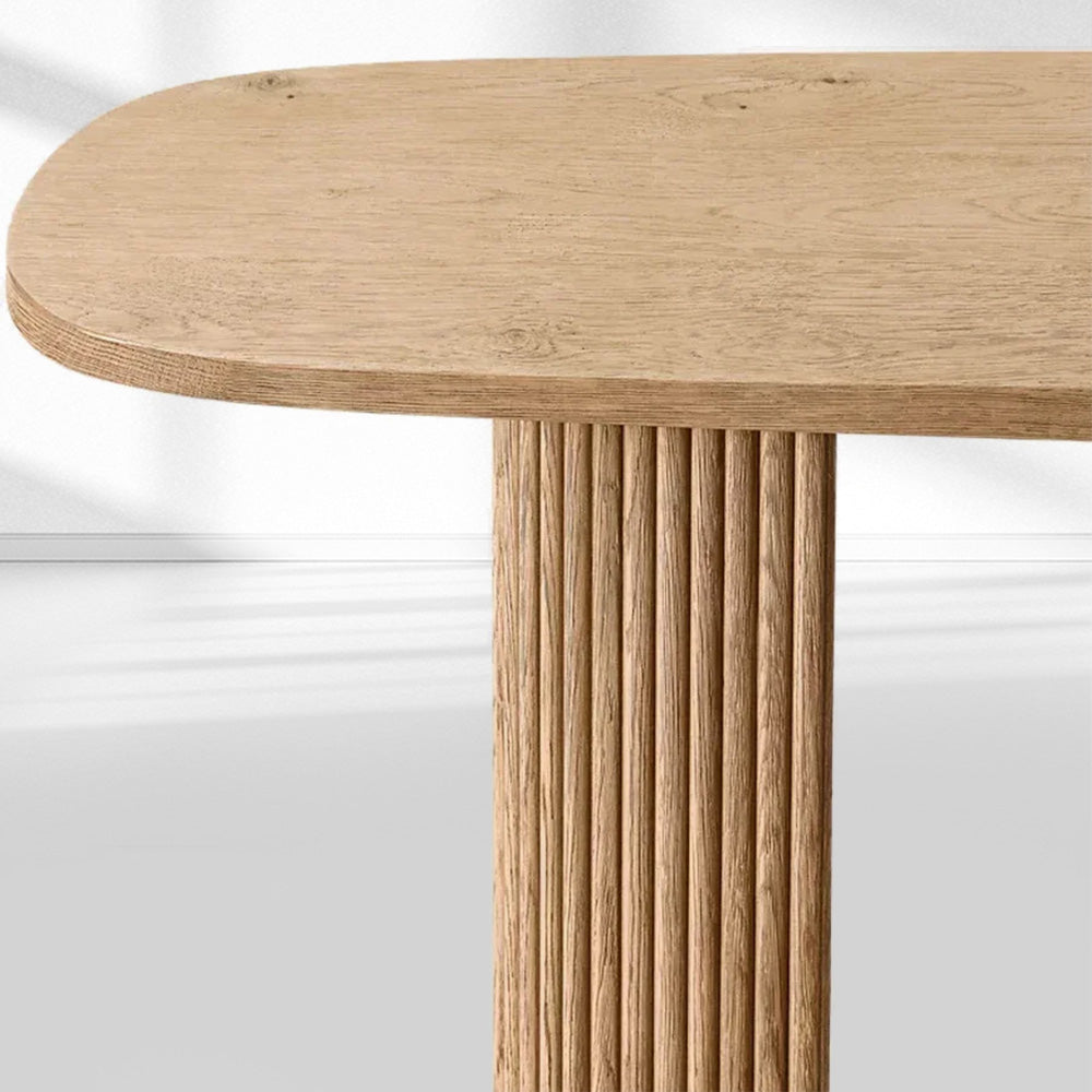 Mulho Plank Wood Console Table