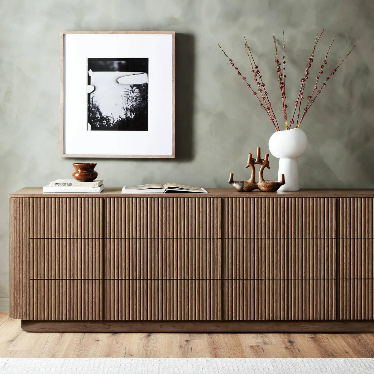 Mulholland Modern Sideboard 9-Drawer Dresser