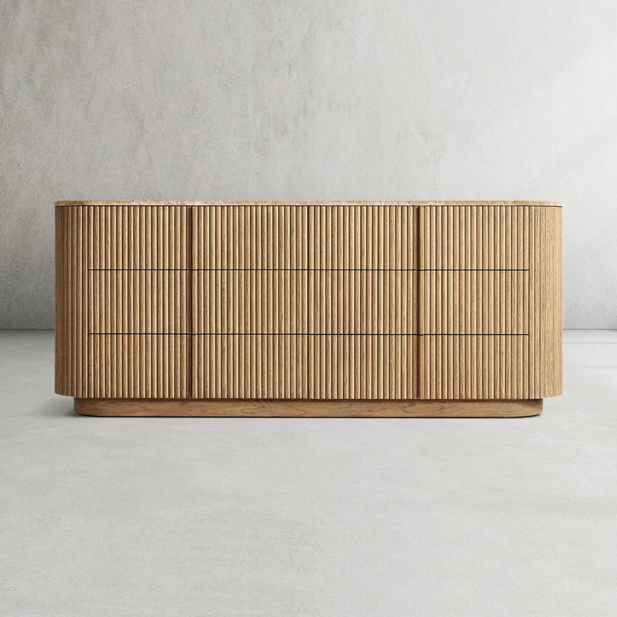 Mulholland Modern Stone 6-Drawer Dresser