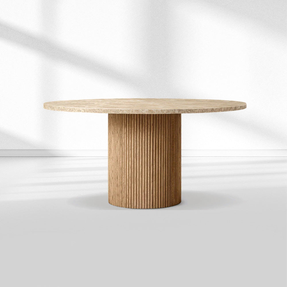 Mulholland Stone Round Dining Table