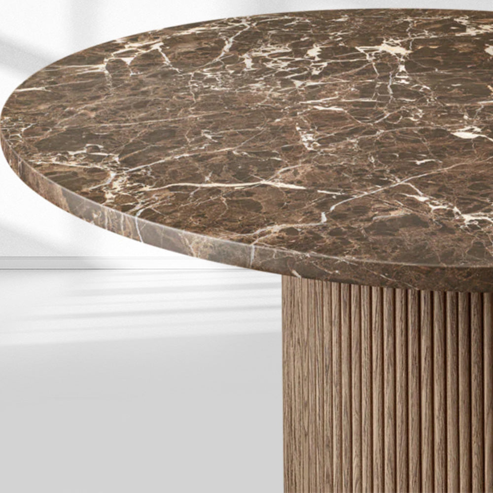 Mulholland Stone Round Dining Table