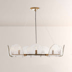 Myron Glass Round Chandelier