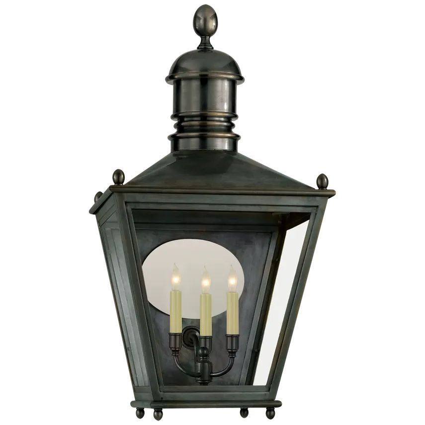 Acton Large 3/4 Lantern Wall Sconce Outdoor