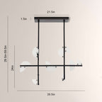 Nora Linear Alabaster Chandelier