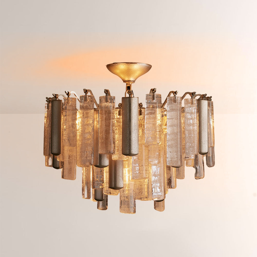 Nova Crystal Prism Flush Mount