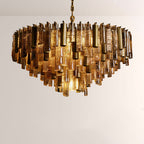 Nova Crystal Prism Round Chandelier