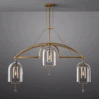 Fulcrum Round Chandelier 61"