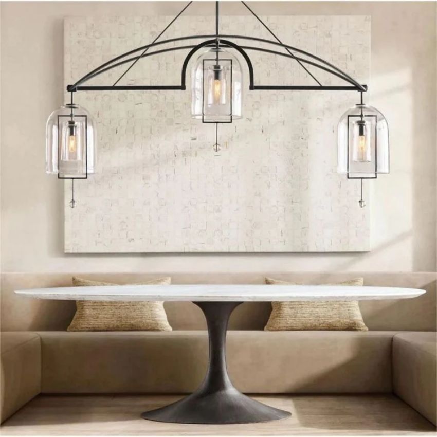 Fulcrum Round Chandelier 73"