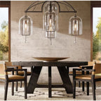 Fulcrum Round Chandelier 73"