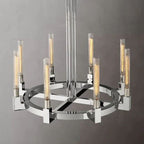 Cannele Glass Round Chandelier 48''