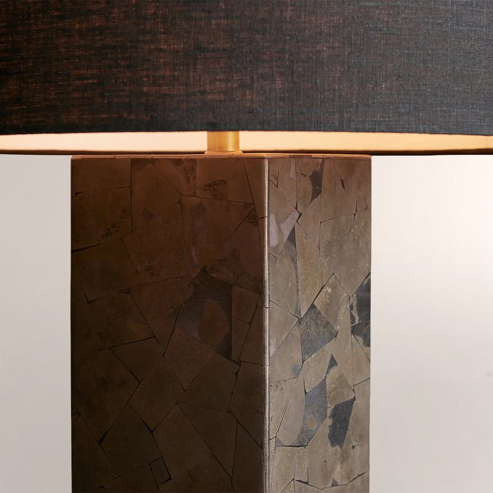 Pyrite Mosaic Table Lamp