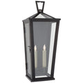 Grosvenor Medium Tall 2-Light Lantern Wall Sconce Outdoor
