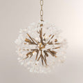 Quartz Crystal Spherical Eight-Light Chandelier