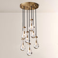 Raindrops Round Chandelier 18"
