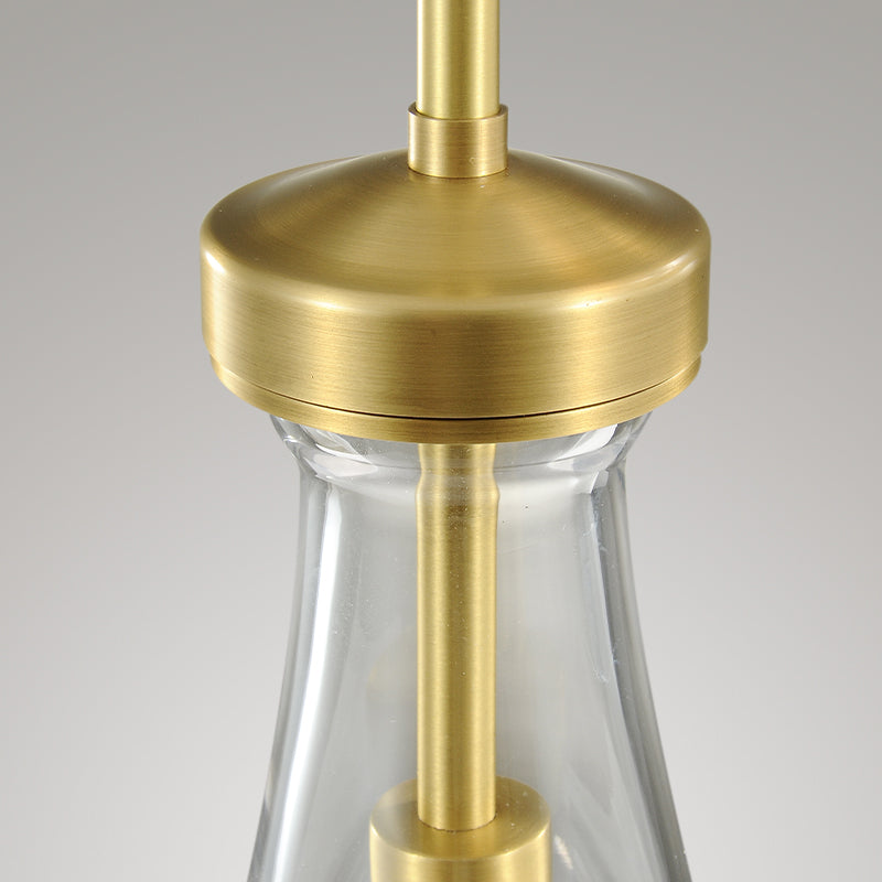 Raindrops 3-Light Rod Round Chandelier