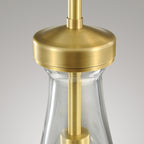 Raindrops 3-Light Rod Round Chandelier