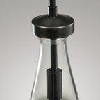 Raindrops 3-Light Rod Round Chandelier