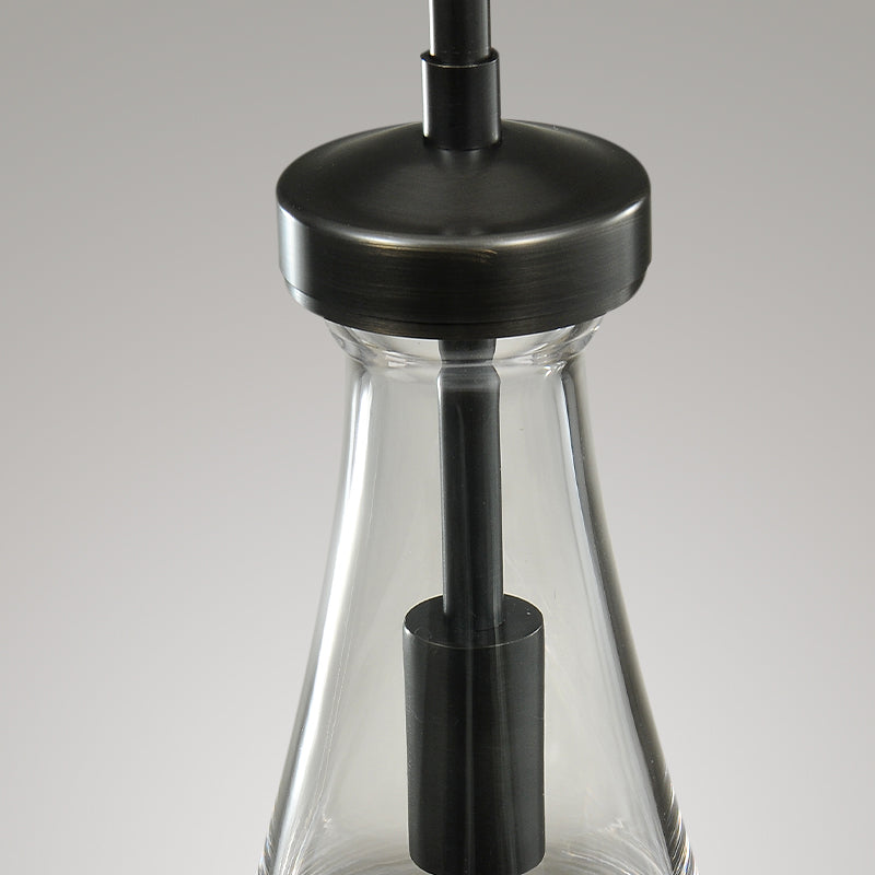 Raindrops 3-Light Rod Round Chandelier