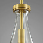 Raindrops 5-Light Rod Rectangular Chandelier