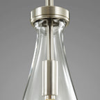 Raindrops 5-Light Rod Rectangular Chandelier