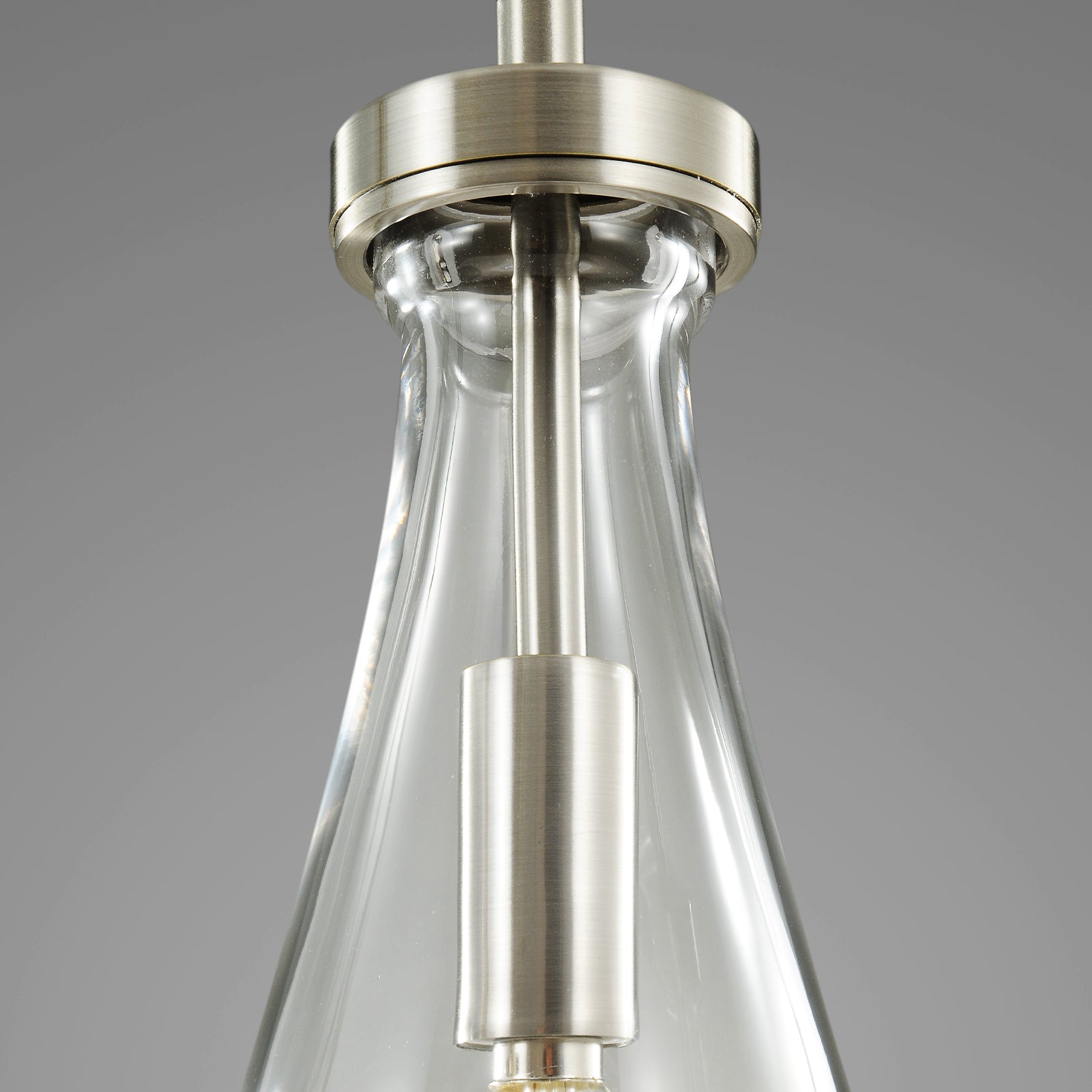 Raindrops 5-Light Rod Rectangular Chandelier