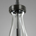Raindrops 5-Light Rod Rectangular Chandelier
