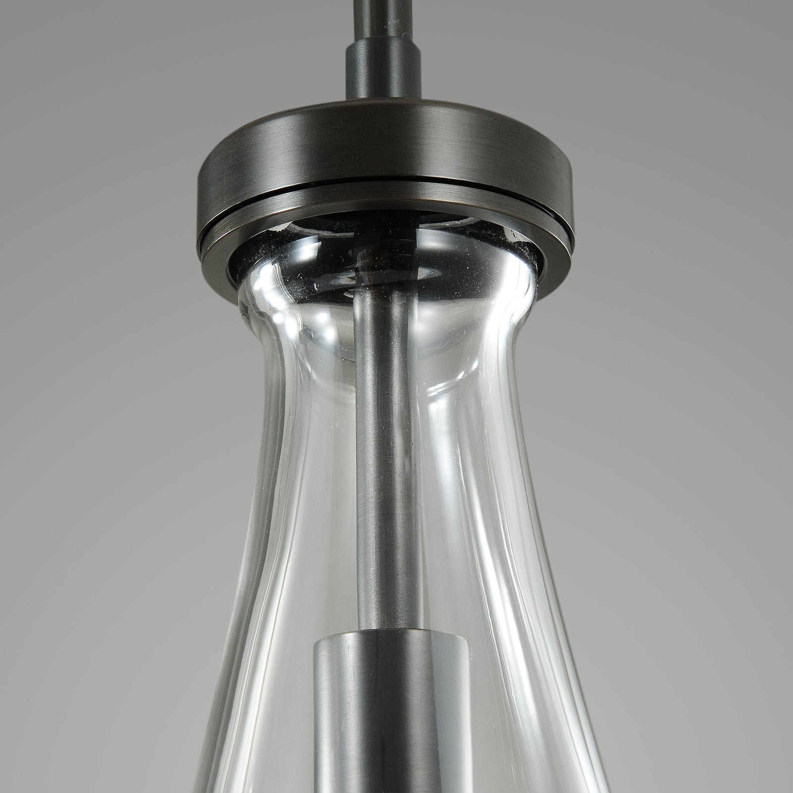 Raindrops 5-Light Rod Rectangular Chandelier