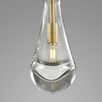 Raindrops 5-Light Rod Rectangular Chandelier