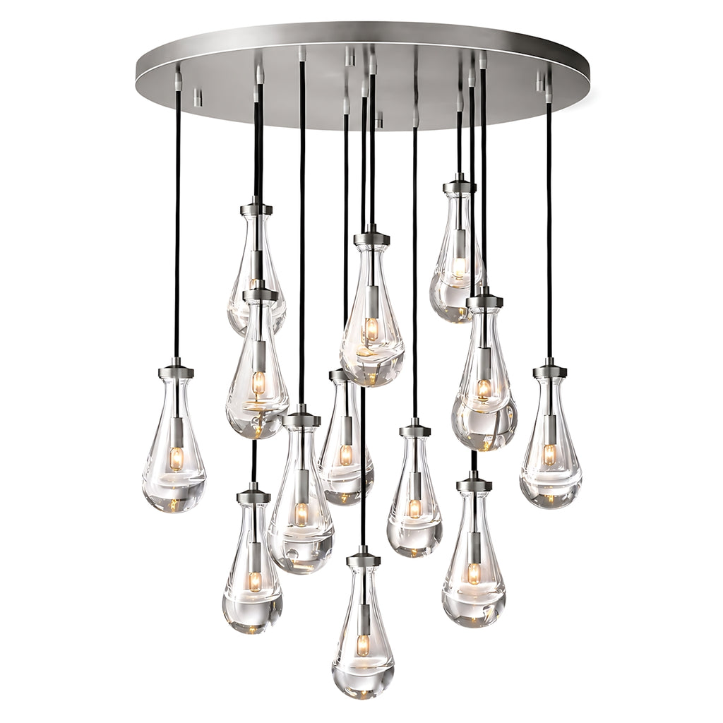 Raindrops Round Chandelier 36"