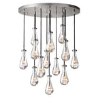 Raindrops Round Chandelier 36"