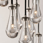 Raindrops Round Chandelier 36"