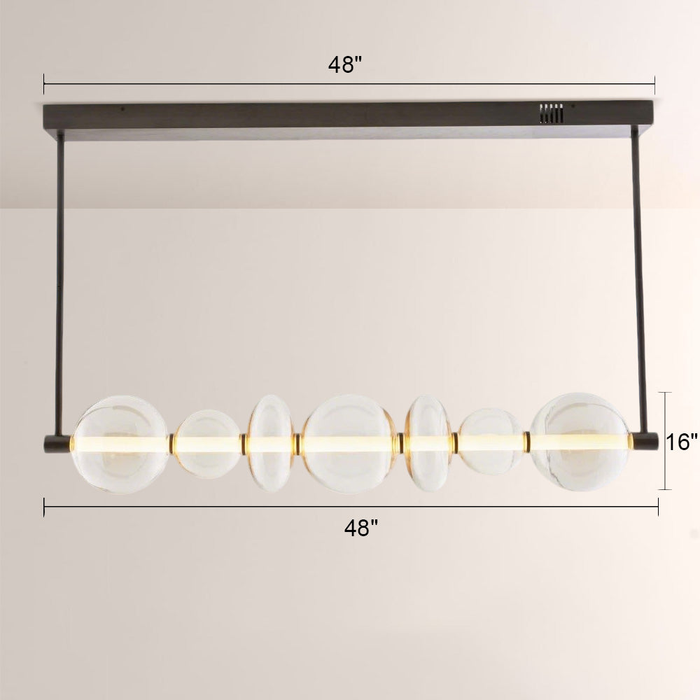 Ralen Clear Glass Chandelier