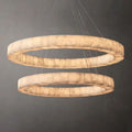 Rivel 2-Tier Round Calcite Chandelier 60"