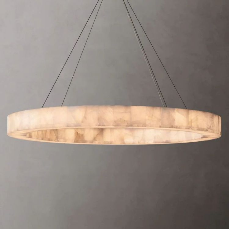 Riveage Calcite Round Chandelier 