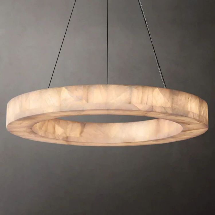 Riveage Calcite Round Chandelier 