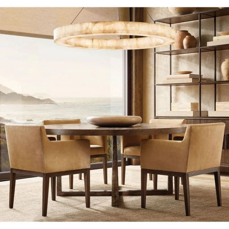 Riveage Calcite Round Chandelier 