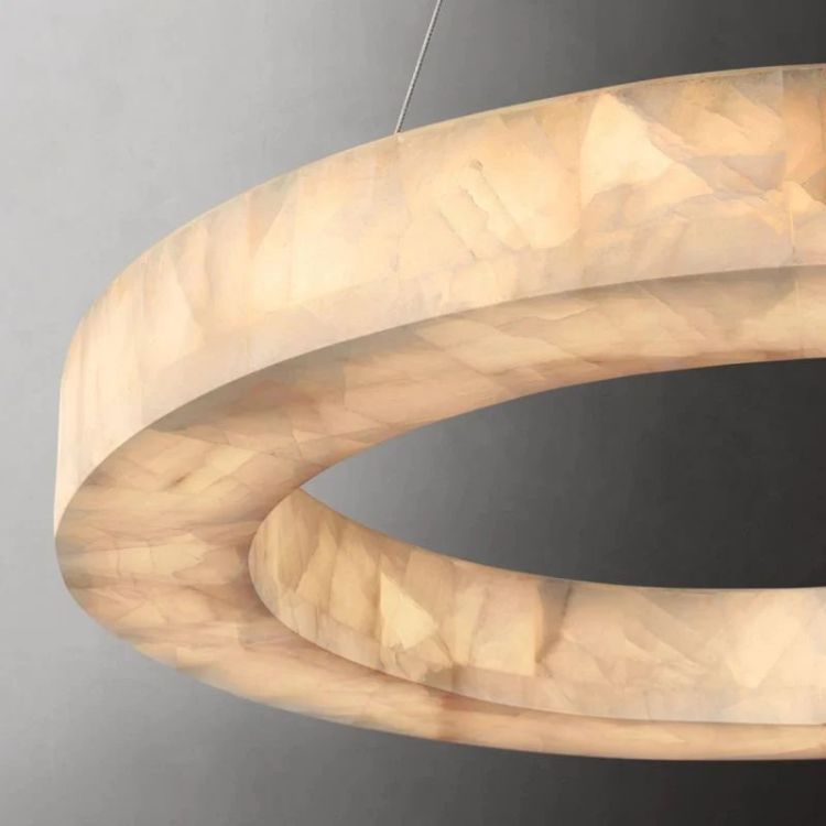 Riveage Calcite Round Chandelier 