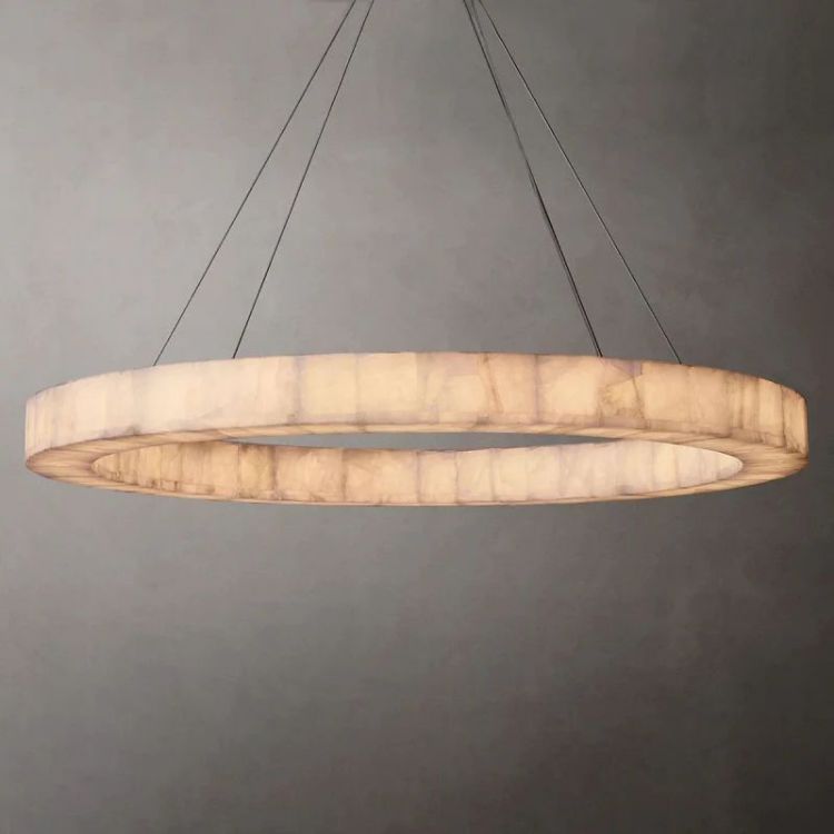 Riveage Calcite Round Chandelier 