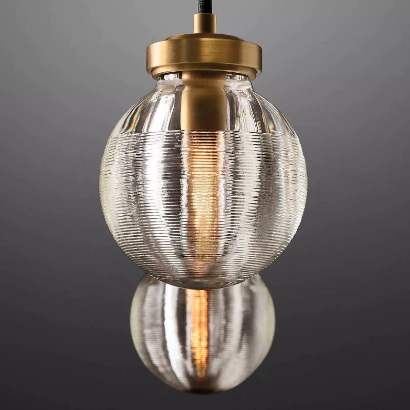 Pearl Spherical Modern Rectangular Chandelier 54”