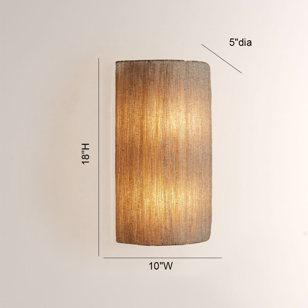 Rowan Jute Fringe Beaded Wall Sconce