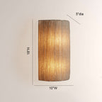 Rowan Jute Fringe Beaded Wall Sconce