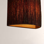 Rowan Jute Fringe Beaded Wall Sconce