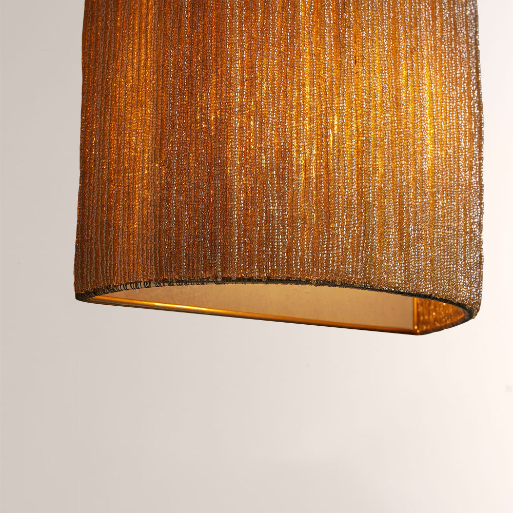 Rowan Jute Fringe Beaded Wall Sconce