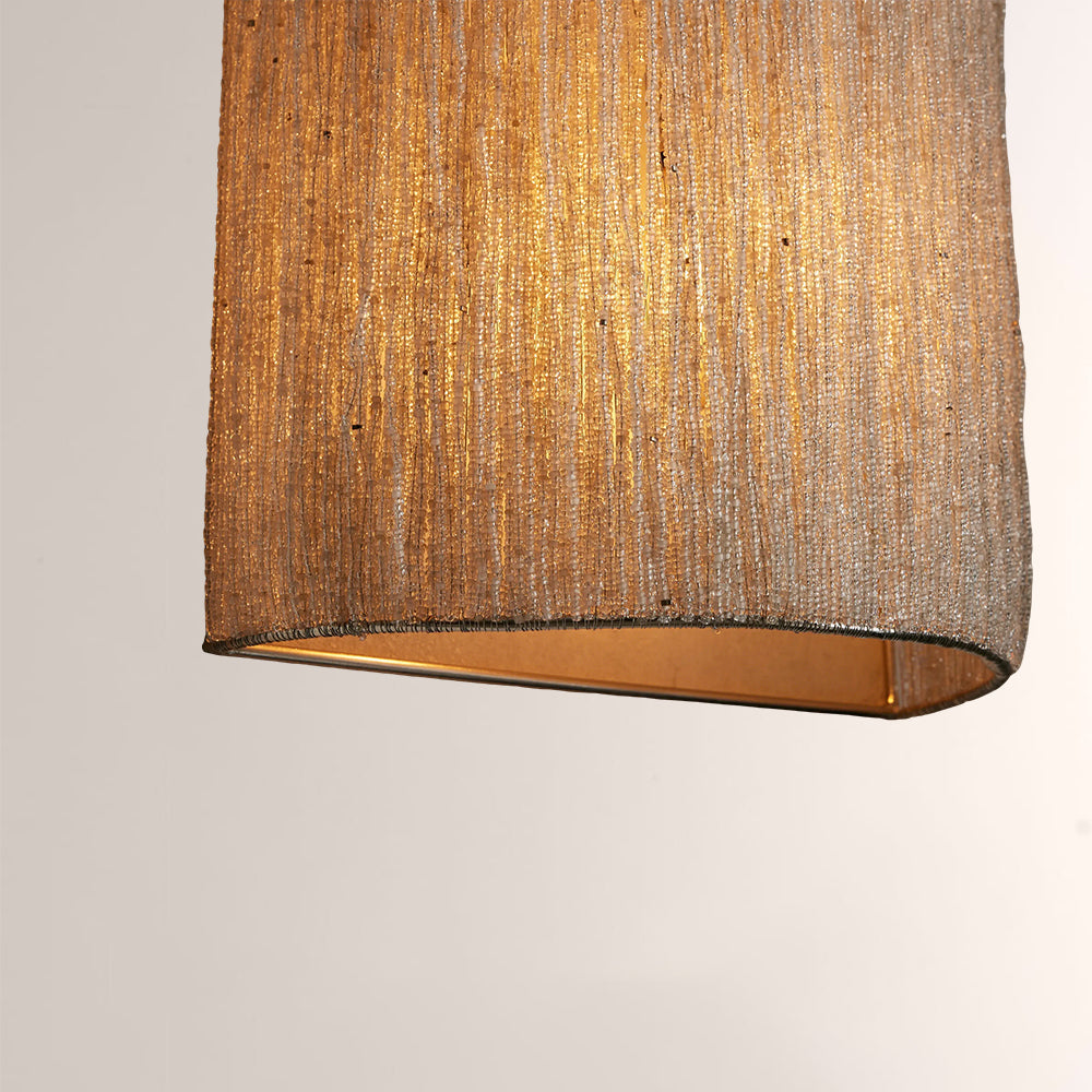 Rowan Jute Fringe Beaded Wall Sconce