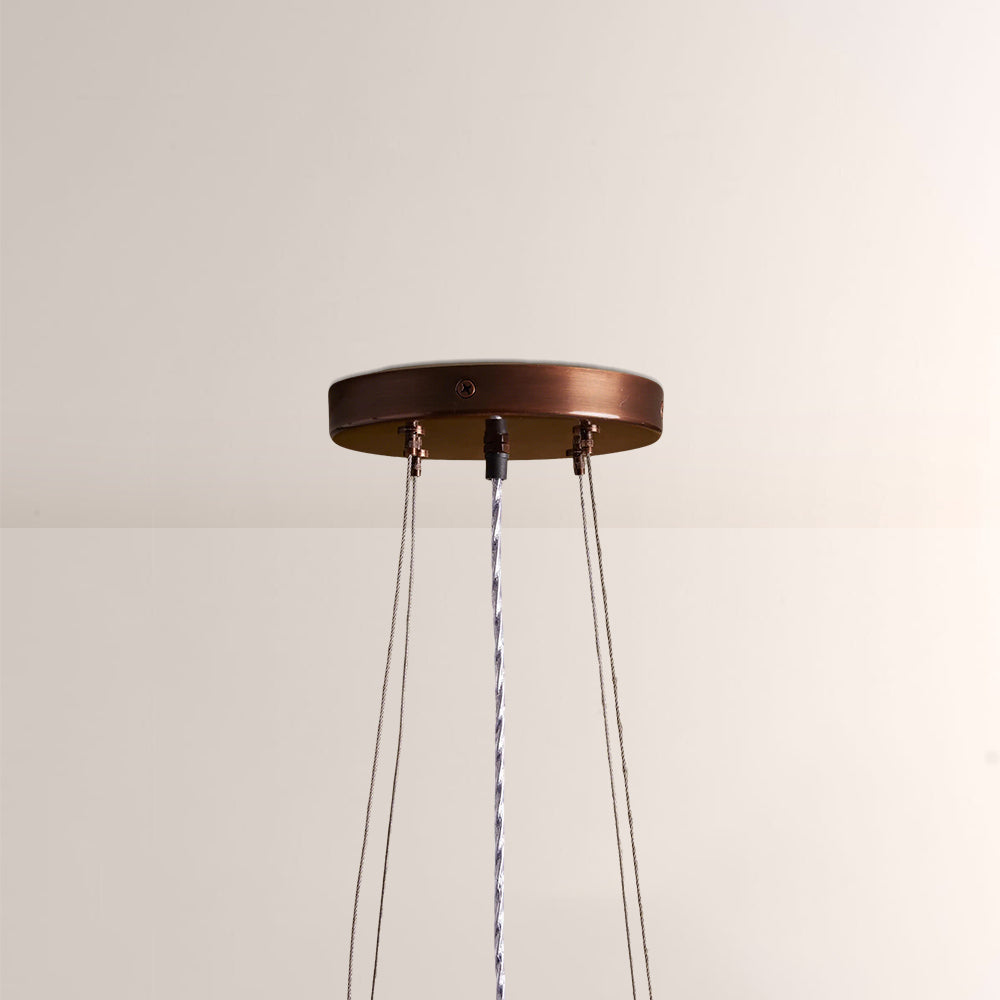 Rowan Jute Fringe Tiered Chandelier